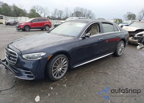 2023 Mercedes-Benz S 580 4Matic из США, поврежденный, VIN W1K6G7GB0PA191953